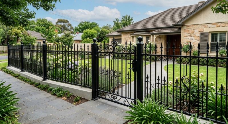Custom Iron Fence Installation in Alpharetta, GA